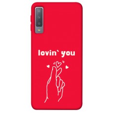 TPU чохол Demsky Loving you для Samsung A750 Galaxy A7 (2018)