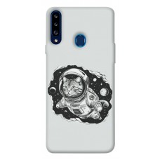 TPU чехол Demsky Кіт космонавт для Samsung Galaxy A20s