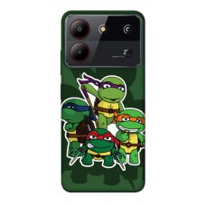 TPU чохол Demsky Green turtles для ZTE Blade A54 4G