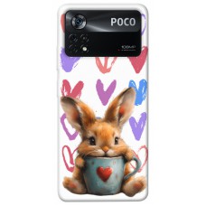 TPU чехол Demsky Animals love 1 для Xiaomi Poco X4 Pro 5G