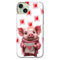 TPU чохол Demsky Animals love 6 для Apple iPhone 15 Plus (6.7")