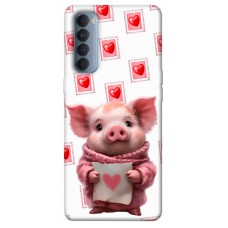 TPU чехол Demsky Animals love 6 для Oppo Reno 4 Pro