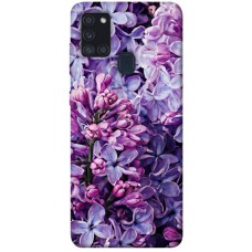 TPU чехол Demsky Violet blossoms для Samsung Galaxy A21s