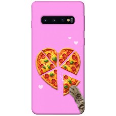 TPU чохол Demsky Pizza Love для Samsung Galaxy S10