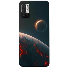 TPU чехол Demsky Lava planet для Xiaomi Redmi Note 10 5G