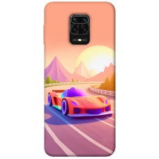 TPU чехол Demsky Машинка на заході сонця для Xiaomi Redmi Note 9s / Note 9 Pro / Note 9 Pro Max