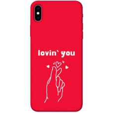 TPU чехол Demsky Loving you для Apple iPhone XS Max (6.5")