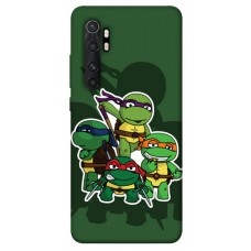 TPU чохол Demsky Green turtles для Xiaomi Mi Note 10 Lite