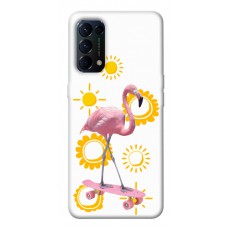 TPU чохол Demsky Fantasy Fauna 4 для Oppo Reno 5 4G