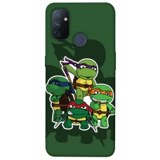 TPU чохол Demsky Green turtles для OnePlus Nord N100