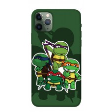 TPU чохол Demsky Green turtles для Apple iPhone 11 Pro (5.8")