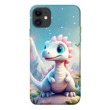 TPU чехол Demsky Білий дракоша для Apple iPhone 11 (6.1")