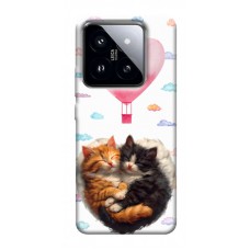 TPU чохол Demsky Animals love 3 для Xiaomi 14 Pro