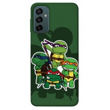 TPU чехол Demsky Green turtles для Samsung Galaxy M13 4G