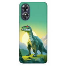 TPU чехол Demsky Динозавр для Oppo A17