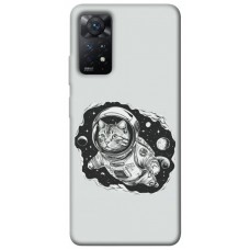 TPU чехол Demsky Кіт космонавт для Xiaomi Redmi Note 11 Pro 4G/5G