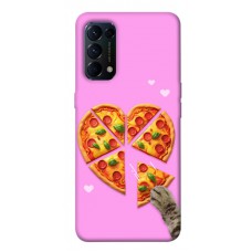 TPU чохол Demsky Pizza Love для Oppo Reno 5 4G