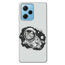 TPU чехол Demsky Кіт космонавт для Xiaomi Poco X5 Pro 5G