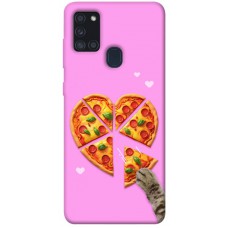 TPU чехол Demsky Pizza Love для Samsung Galaxy A21s