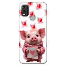 TPU чохол Demsky Animals love 6 для Nokia C21 Plus