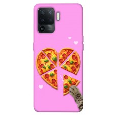 TPU чехол Demsky Pizza Love для Oppo Reno 5 Lite