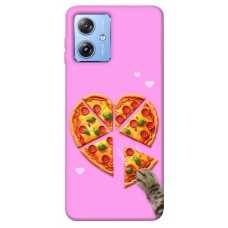 TPU чехол Demsky Pizza Love для Motorola Moto G84