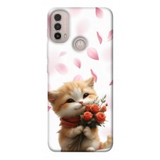 TPU чохол Demsky Animals love 2 для Motorola Moto E40