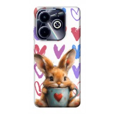 TPU чехол Demsky Animals love 1 для Infinix Hot 40i