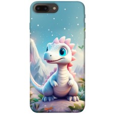 TPU чохол Demsky Білий дракоша для Apple iPhone 7 plus / 8 plus (5.5")