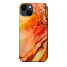 TPU чохол Demsky Червоний корал мармур для Apple iPhone 14 (6.1")