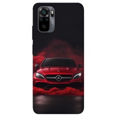 TPU чохол Demsky Red Mercedes для Xiaomi Redmi Note 10 / Note 10s