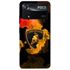 TPU чохол Demsky Lamborghini logo для Xiaomi Poco X4 Pro 5G