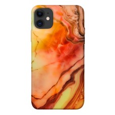 TPU чохол Demsky Червоний корал мармур для Apple iPhone 11 (6.1")