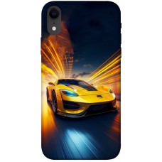 TPU чохол Demsky Yellow Porsche для Apple iPhone XR (6.1")