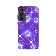 TPU чохол Demsky Purple sparkles для Samsung Galaxy S24 FE