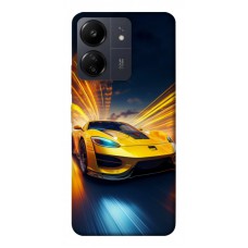 TPU чохол Demsky Yellow Porsche для Xiaomi Redmi 13C