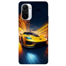 TPU чохол Demsky Yellow Porsche для Xiaomi Redmi K40 / K40 Pro / K40 Pro+ / Poco F3