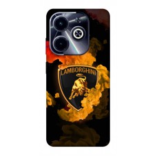 TPU чохол Demsky Lamborghini logo для Infinix Hot 40i