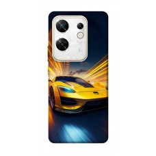 TPU чохол Demsky Yellow Porsche для Infinix Zero 30 4G