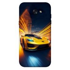 TPU чохол Demsky Yellow Porsche для Samsung A720 Galaxy A7 (2017)