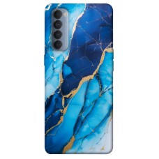 TPU чохол Demsky Blue marble для Oppo Reno 4 Pro