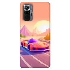 TPU чохол Demsky Машинка на заході сонця для Xiaomi Redmi Note 10 Pro