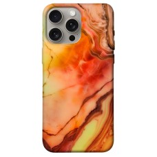 TPU чохол Demsky Червоний корал мармур для Apple iPhone 15 Pro Max (6.7")