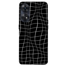 TPU чохол Demsky Warped grid для Oppo Reno 8 T 4G