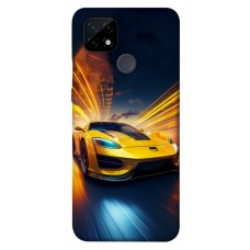 TPU чохол Demsky Yellow Porsche для Realme C21