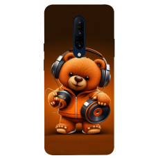 TPU чохол Demsky ведмежа меломан 2 (bear listening music) для OnePlus 7 Pro