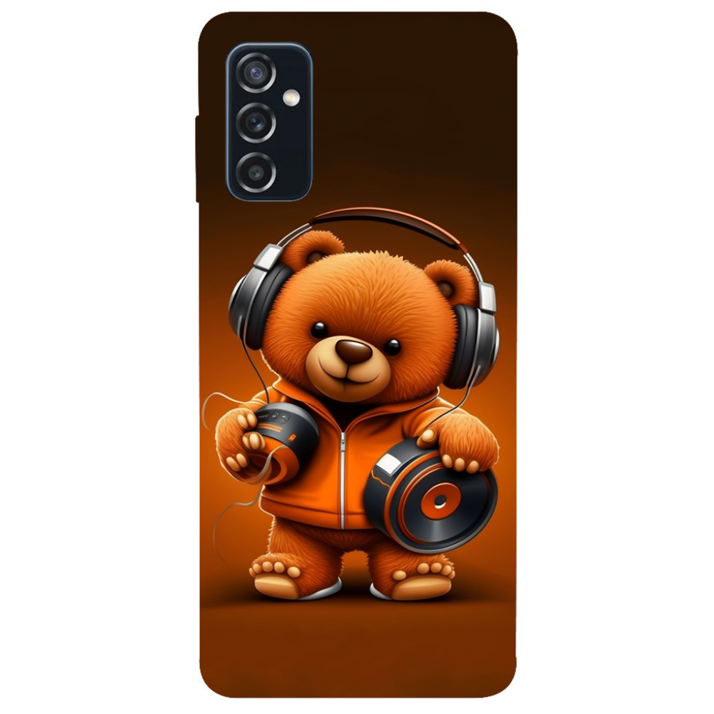 TPU чехол Demsky ведмежа меломан 2 (bear listening music) для Samsung Galaxy M52