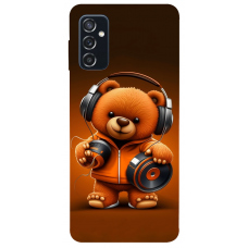 TPU чехол Demsky ведмежа меломан 2 (bear listening music) для Samsung Galaxy M52