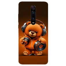 Термополіуретановий (TPU) чохол ведмежа меломан 2 (bear listening music) для Xiaomi Redmi K20 / K20 Pro / Mi9T / Mi9T Pro