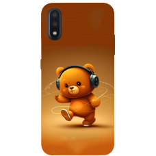 TPU чохол Demsky ведмежа меломан 3 (bear listening music) для Samsung Galaxy A01